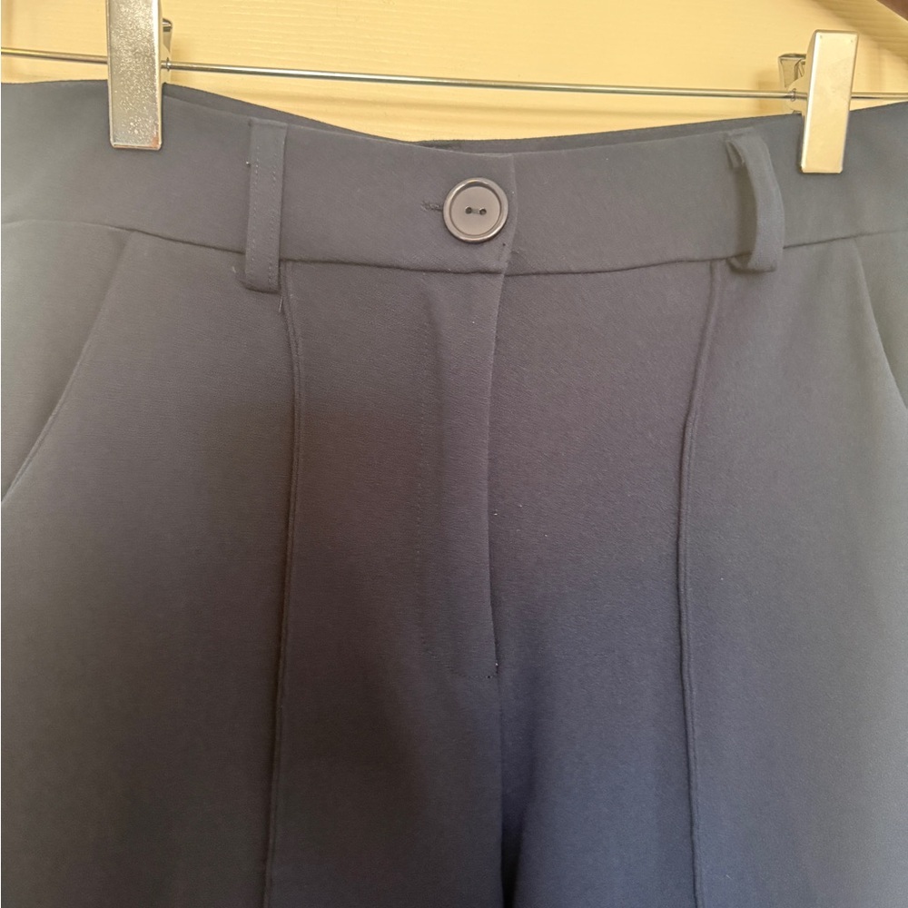 Fashion Nova Navy High Waisted Wide Leg Dress Pants Size M - Picture 3 of 6